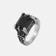 Dragon Claw Stainless Steel Square Ring