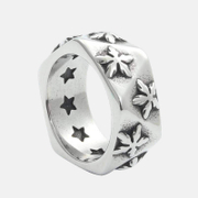 Star Stainless Steel Punk Ring