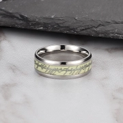 Luminous Stainless Steel Band Ring