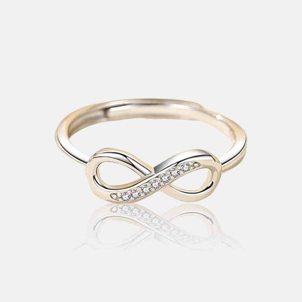 Infinity Design Fancy Carved Wedding Ring - LWB113 - 14K Gold