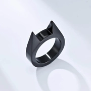 Survival Cat Ear Stainless Steel Safety Ring