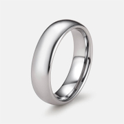 Fashion Simple Men's Tungsten Steel Ring