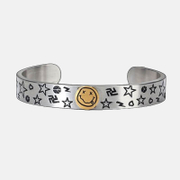 Offenes Smiley-Stern-Armband