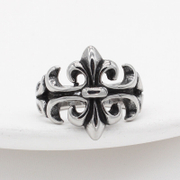 Fleur-De-Lis Stainless Steel Ring