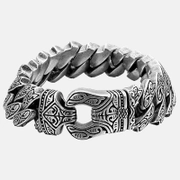 Retro Totem Stainless Steel Men's Bracelet